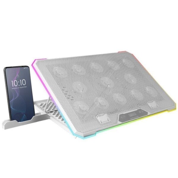 Soporte Refrigerante Mars Gaming MNBC13 para Portátiles 17" - 13 Ventiladores LED