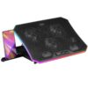 Soporte Refrigerante Mars Gaming MNBC6 - 3 Ventiladores ARGB para Portátiles hasta 19"