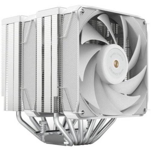 Ventilador Doble Torre Mars Gaming MCPU-XU6 - 2x12cm - Refrigeración UltraSilenciosa para PC