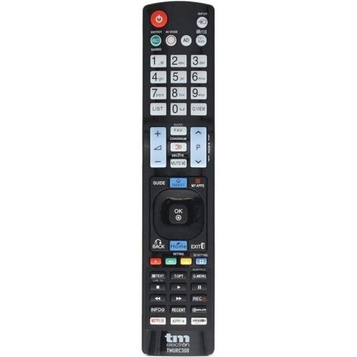 art_tme-mando20tmurc300_1-1 Mando Universal LG - Control Remoto Compatible con TV LED, LCD y Plasma