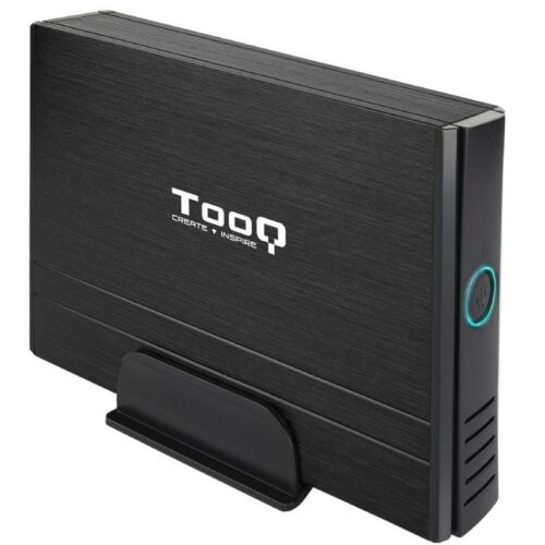 Caja Externa USB 2.0 TooQ TQE-3520B - 8TB - Aluminio - Disco Duro 3.5"