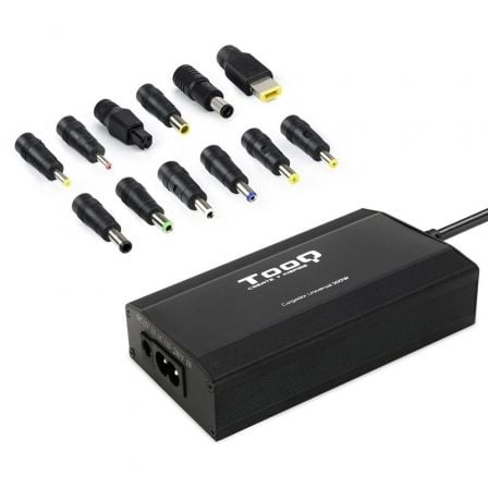 art_too-car20tqlc-100bs01m_1 Cargador de Portátil TooQ TQLC-100BS01M/ 100W/ Manual/ 12 Conectores/ Voltaje 12-24V/ 1 USB