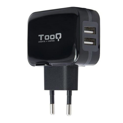Cargador de Pared TooQ 2xUSB 17W - Carga Rápida y Segura