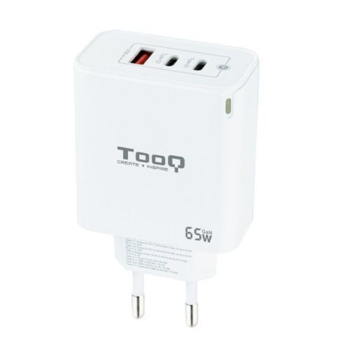 art_too-carga20tqwc-ganqc2pd65wt_1-1 Cargador GaN TooQ 65W - 2xUSB-C + USB-A - Blanco