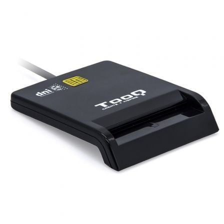 art_too-dni20tqr-210b_1 Lector de DNI TooQ TQR-210B/ USB 2.0/ Negro