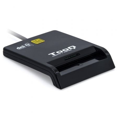 art_too-dni20tqr-211b_1 Lector de DNI TooQ TQR-211B/ USB Tipo-C/ Negro