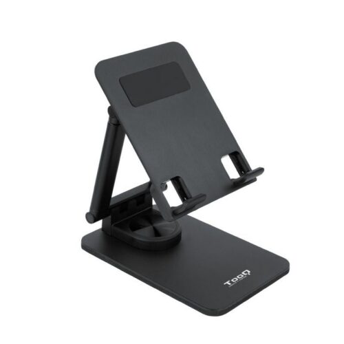 Soporte Giratorio 360° para Smartphone y Tablet - Negro - TooQ