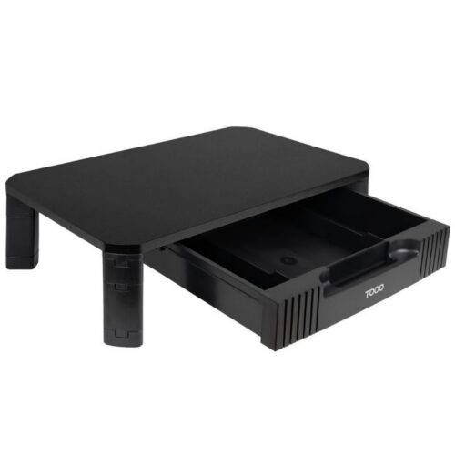 Soporte Elevador para Monitor TooQ TQMMPD02 - Hasta 20kg con Cajón