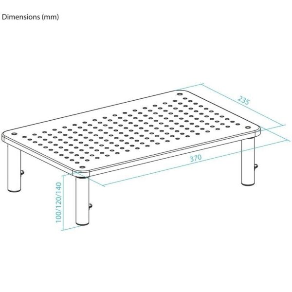 Soporte Elevador para Monitor y Portátil TooQ TQMR081 - 20kg
