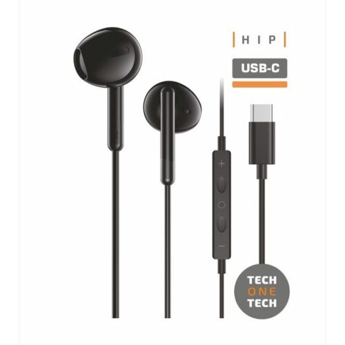 art_tot-aur20tec1302_1-1 Auriculares Intrauditivos Tech One con Micrófono USB-C - Sonido Estéreo y Control de Llamadas