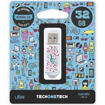 art_tot-music20d2032gb_1 Pendrive 32GB Tech One Tech Music Dream USB 2.0