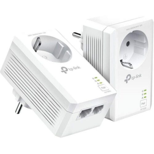 art_tpl-plc20tl-pa7027p20kit_1-1 Adaptador Powerline TP-Link TL-PA7027P KIT - 1000Mbps, 2 Puertos Gigabit, 300m Alcance