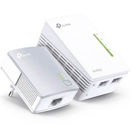 art_tpl-plc20wpa4221kit_1 Adaptador Powerline TP-Link WPA4221KIT 600Mbps/ Alcance 300m/ Pack de 2