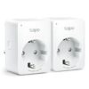 Enchufe WiFi Inteligente TP-Link Tapo P100 - Pack 2, Control por App y Voz