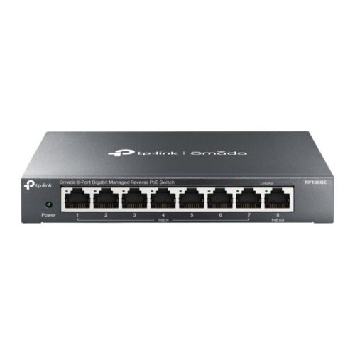 Switch TP-Link TL-RP108GE 8 Puertos Gigabit con PoE Inverso