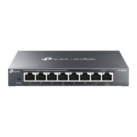 art_tpl-switch20tl-rp108ge_1 Switch TP-Link TL-RP108GE 8 Puertos/ RJ-45 10/100/1000 PoE