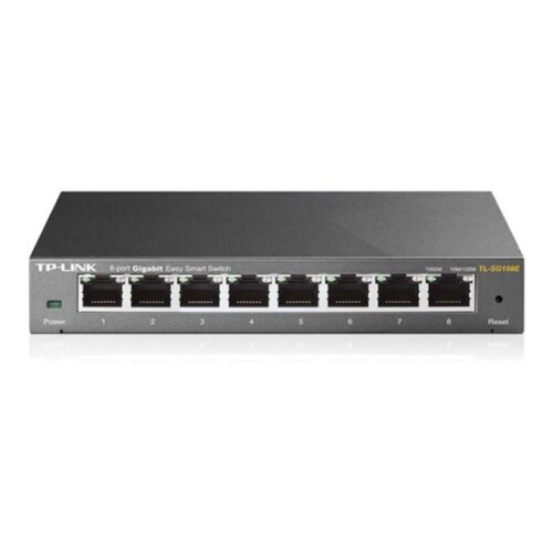 Switch Gigabit TP-Link TL-SG108E 8 Puertos - Gestión Inteligente para Redes Empresariales
