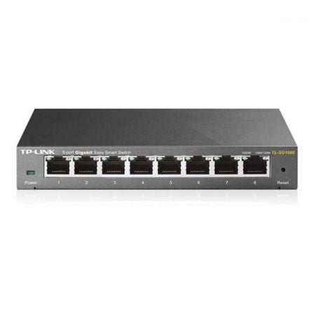 art_tpl-switch20tl-sg108e_1 Switch TP-Link Easy Smart TL-SG108E 8 Puertos/ RJ-45 10/100/1000