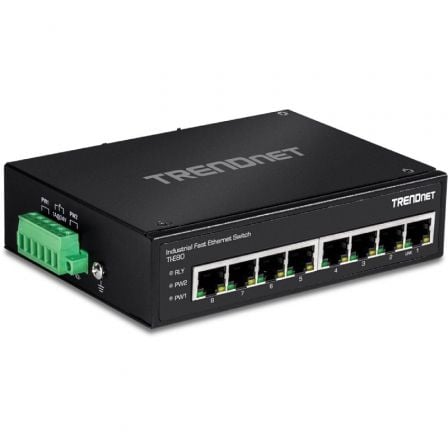 art_trn-switch20ti-e80_1 Switch TRENDnet TI-E80 8 Puertos/ RJ-45 Gigabit 10/100