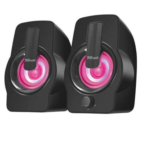 Altavoces Trust Gemi RGB 12W 2.0 con Iluminación LED