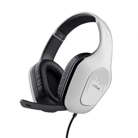 art_tru-aur20gxt2041520zirox20wh_1 Auriculares Gaming con Micrófono Trust Gaming GXT 415 Zirox/ Jack 3.5/ Blancos