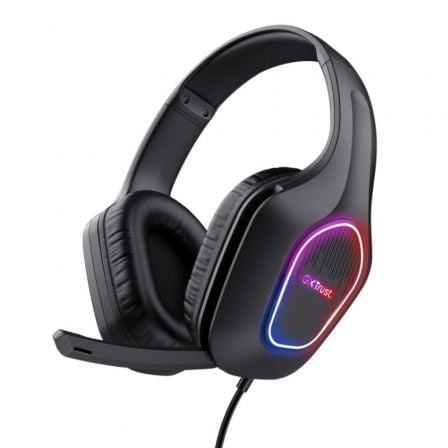 art_tru-aur20gxt2041620zirox20bk_1 Auriculares Gaming con Micrófono Trust Gaming GXT 416 Zirox/ Jack 3.5/USB Negros