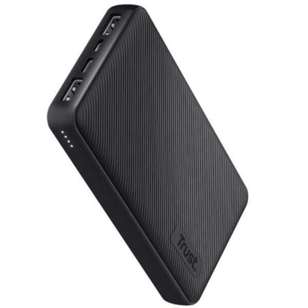 Powerbank 15000mAh Trust Primo - Carga Rápida 15W - Negro