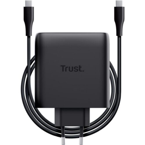 art_tru-carga20maxo20100w202c20bk_1 Cargador GaN Maxo 100W Dual USB-C - Carga Rápida para Portátiles y Móviles