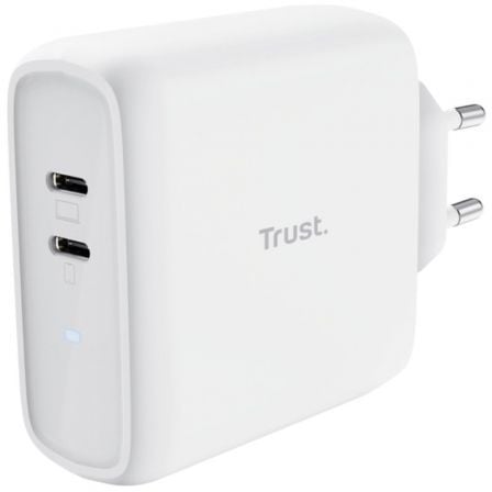 art_tru-carga20maxo202p2065w20wh_1 Cargador de Pared Trust Maxo 65W 2P/ 2xUSB Tipo-C/ 65W
