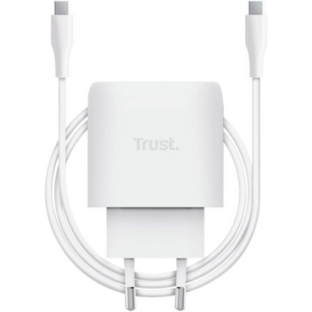art_tru-carga20maxo2045w20wh20c_1 Cargador de Pared GaN Trust Maxo 45W/ 1xUSB Tipo-C/ Incluye Cable USB Tipo-C/ 45W