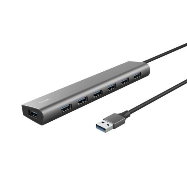 Hub USB 3.2 Gen1 Trust Halyx - 7 Puertos USB-A + 1 USB-C