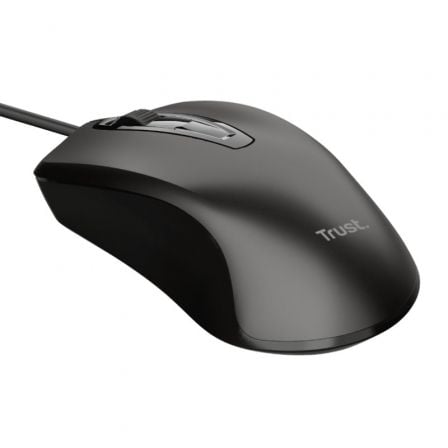 art_tru-mou2024657_1 Ratón Trust Basics Wired Mouse/ Hasta 1200 DPI