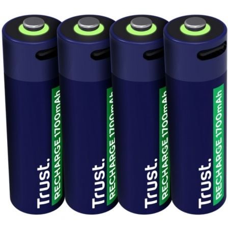 art_tru-pila2025631_1 Pack de 4 Pilas AA Trust 25631/ Recargables