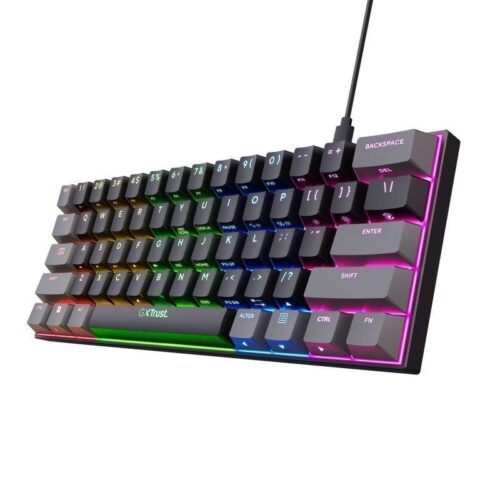Teclado Gaming Mecánico Trust GXT 867 Acira - Compacto 60% con RGB