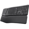 Teclado Inalámbrico Ergonómico Trust Keyra - Multidispositivo y Silencioso