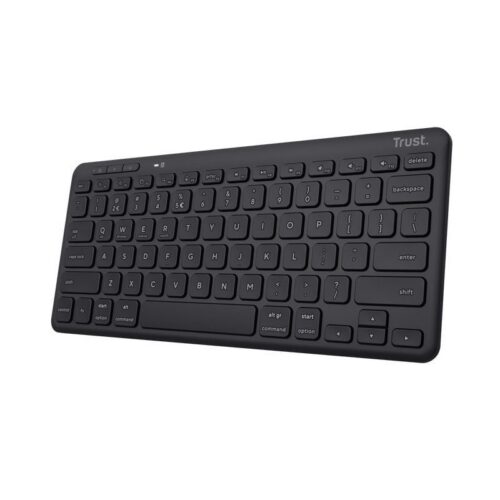 Teclado Inalámbrico Trust Lyra - Ecológico, Recargable y Ultracompacto