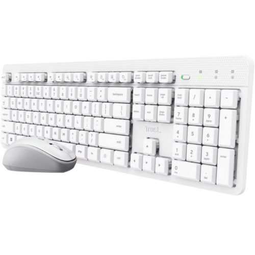 Teclado y Ratón Inalámbricos Trust Ody II - Pack Silencioso y Ergonómico