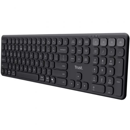 art_tru-tec20vaiya20bk_1 Teclado Compacto Inalámbrico por Bluetooth Trust Vaiya