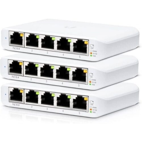 art_ubi-switch20usw-flex-mini203u_1 Switch Gestionado Ubiquiti USW-Flex Mini 5 Puertos/ RJ45 10/100/1000 PoE/ Pack 3 uds