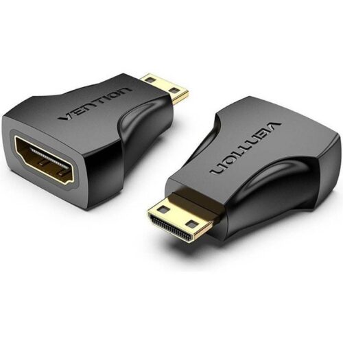 art_ven-adp20aisb0_1-1 Adaptador HDMI Mini a HDMI Estándar - 4K@30Hz - Chapado en Oro