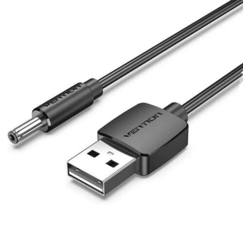 art_ven-adp20cexbf_1-1 Cable de Alimentación USB a DC 3.5mm - 1m - Negro