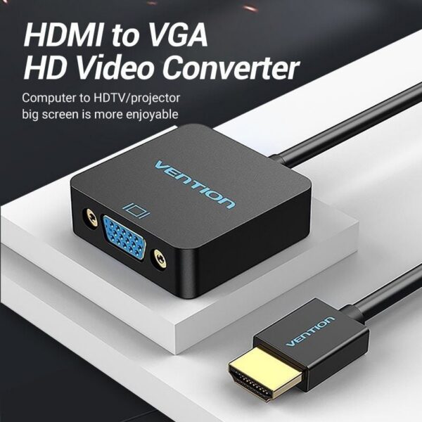 Conversor HDMI a VGA - Cable de 15cm para Conexión de Alta Definición