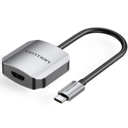 art_ven-adp20conv20tdehb_1 Conversor Vention TDEHB/ USB Tipo-C Macho - HDMI Hembra/ 15cm/ Plata