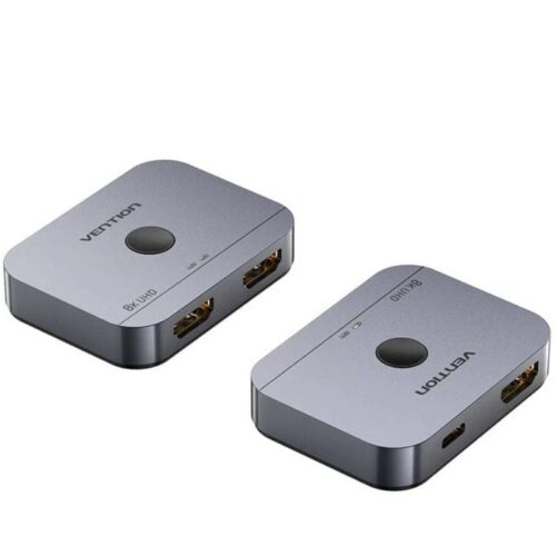 Switch HDMI 8K 2.1 Bidireccional Vention - 2 Puertos USB-C/HDMI