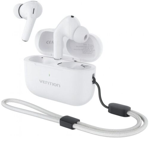 art_ven-aur20echo20lite20e1120pr20wh_1 Auriculares Bluetooth Vention Echo Lite E11 Pro con Estuche de Carga - Blanco