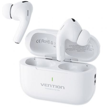 art_ven-aur20echo20lite20e1120wh_1 Auriculares Bluetooth Vention Echo Lite E11 con estuche de carga/ Autonomía 6h/ Blancos