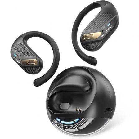 art_ven-aur20nbub0_1 Auriculares Deportivos Bluetooth Vention Open Ear OpenBeat O12 NBUB0 con estuche de carga/ Negros