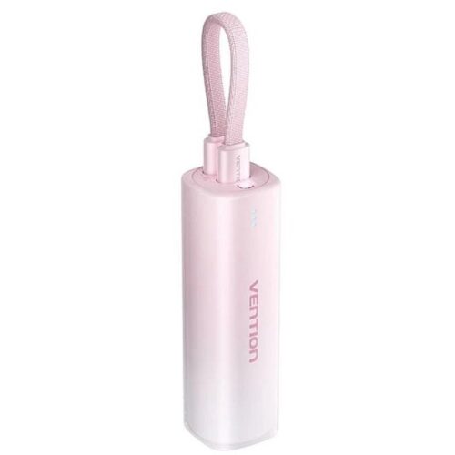 art_ven-bat20fhwr0_1-1 Powerbank 5000mAh Vention FHWR0 - 20W Wireless Rosa - Carga Rápida y Portátil