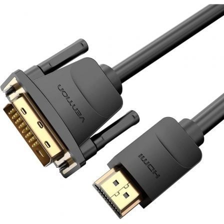 art_ven-cab20abfbf_1 Cable Conversor Vention ABFBF/ DVI Macho - HDMI Macho/ 1m/ Negro