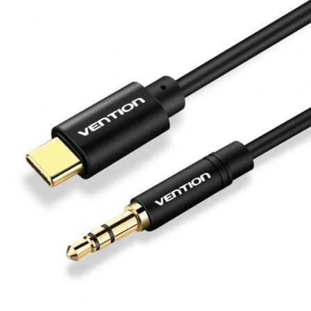 art_ven-cab20bgabf_1 Cable Conversor Audio Vention BGABF/ USB Tipo-C Macho - Jack 3.5 Macho/ 1m/ Negro